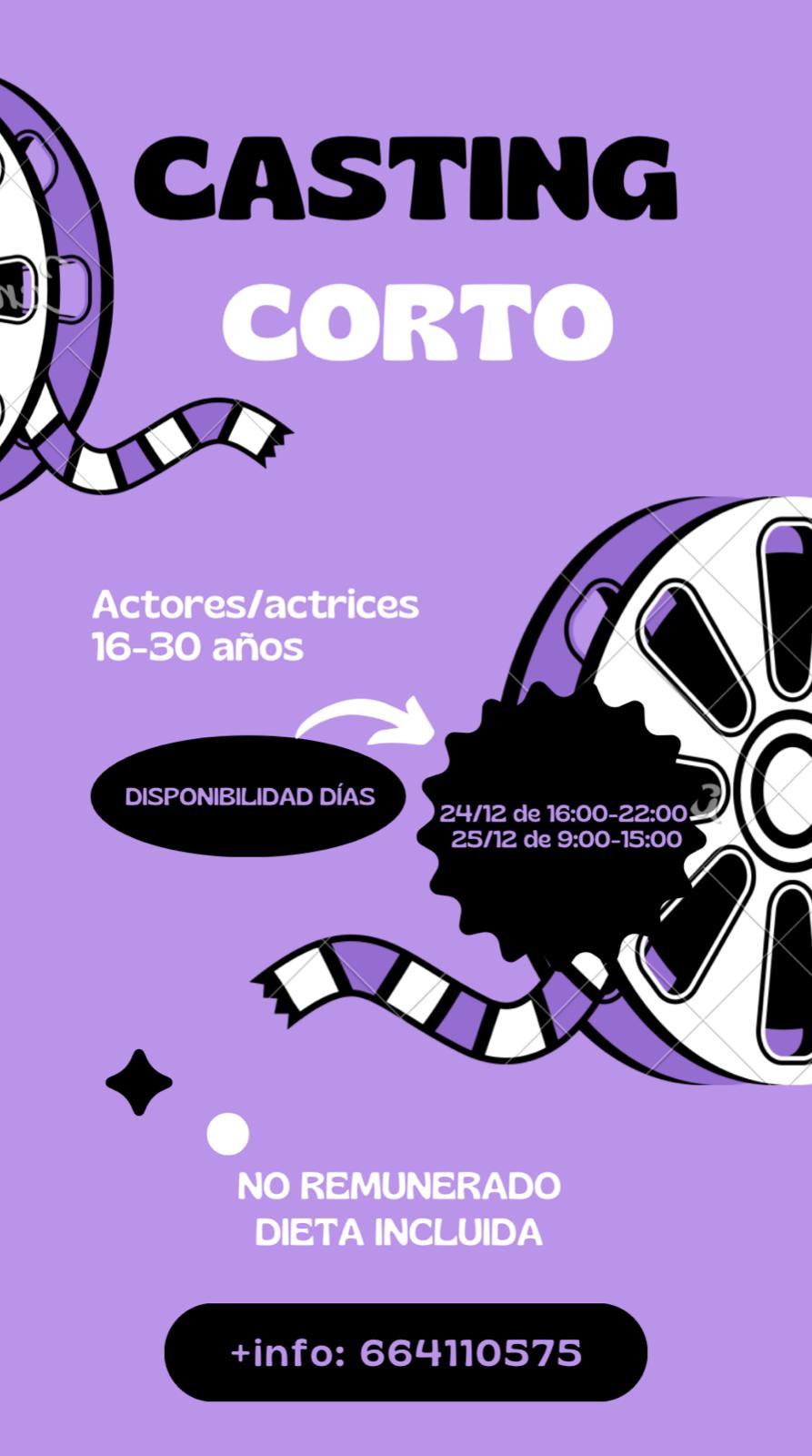 Casting cortometraje