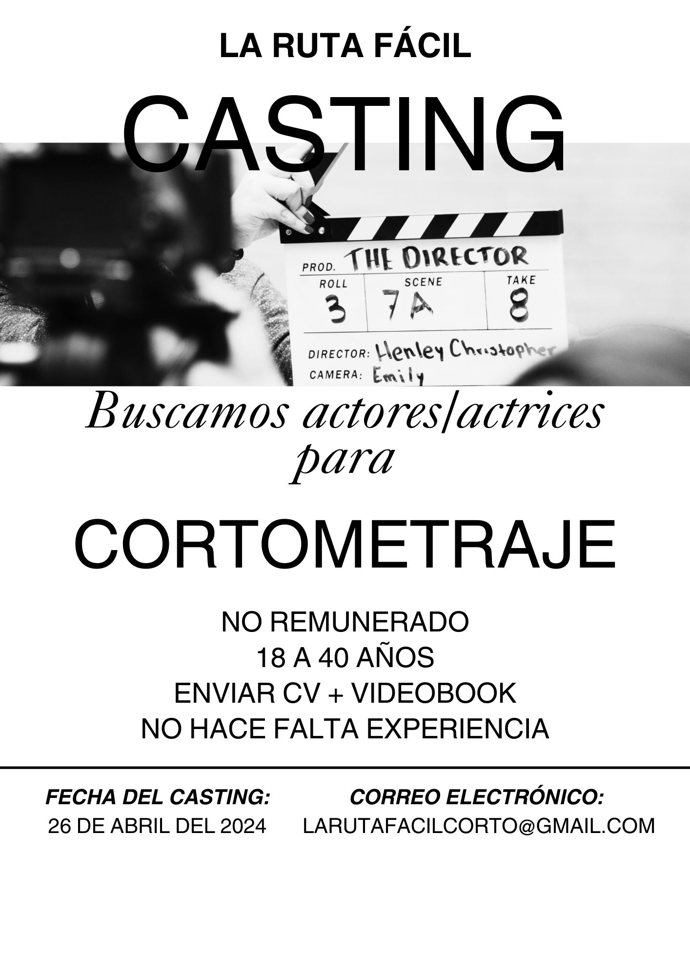 Flyer-Anuncio-Casting-Sencillo-Blanco-y-Negro